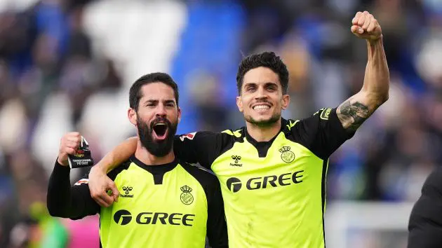 Real Betis duo Isco and Marc Bartra