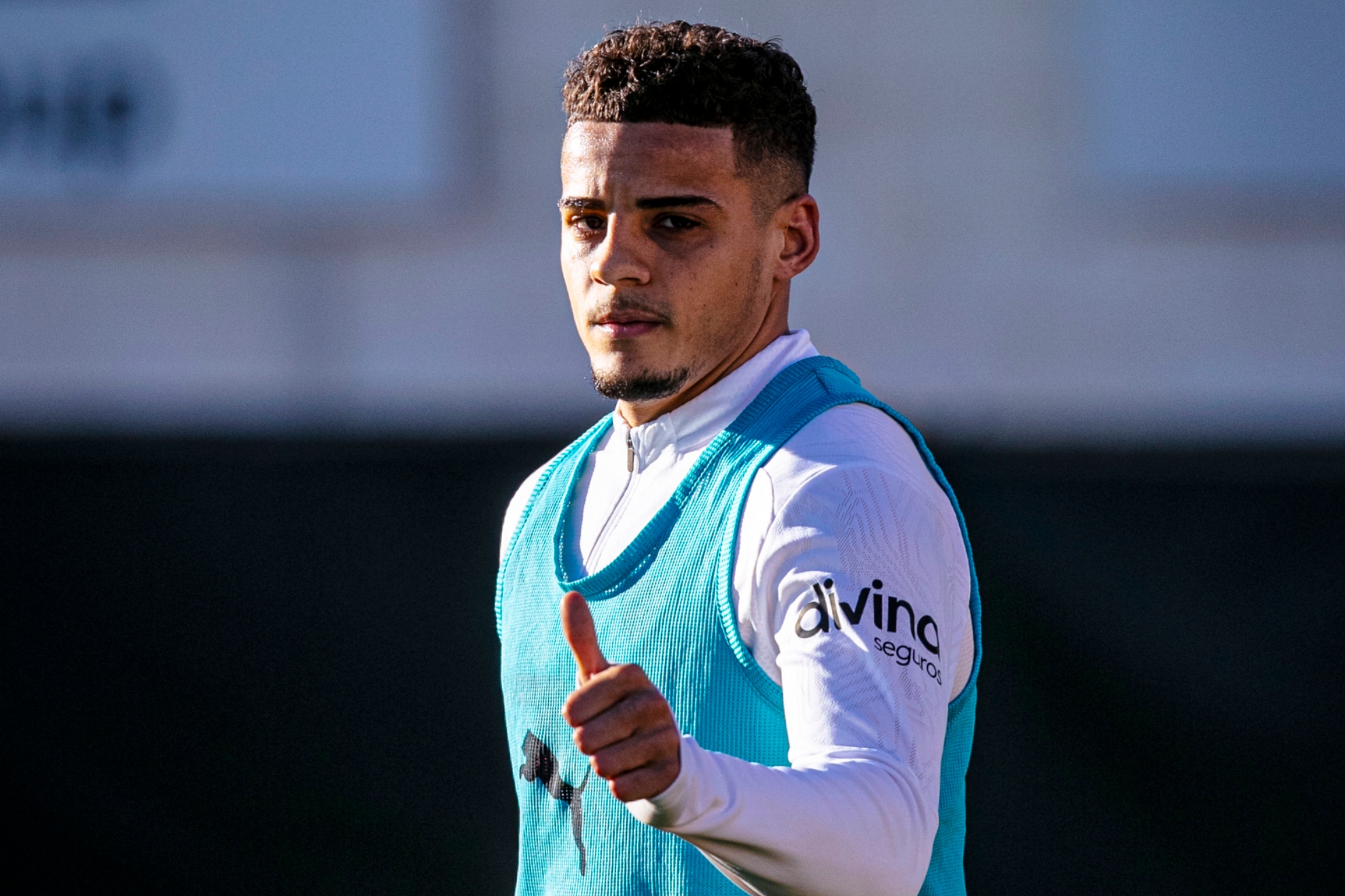 Max Aarons in training.