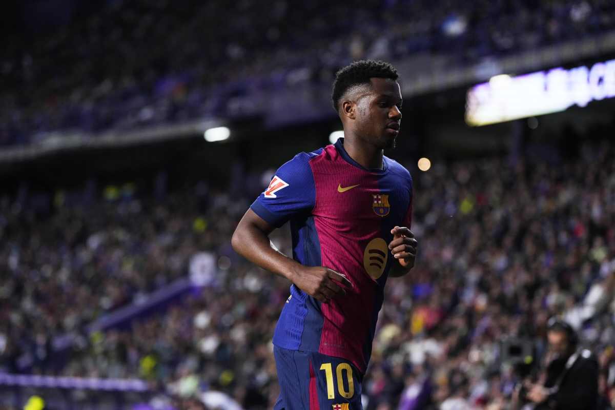 Ansu Fati could leave Barcelona this summer.