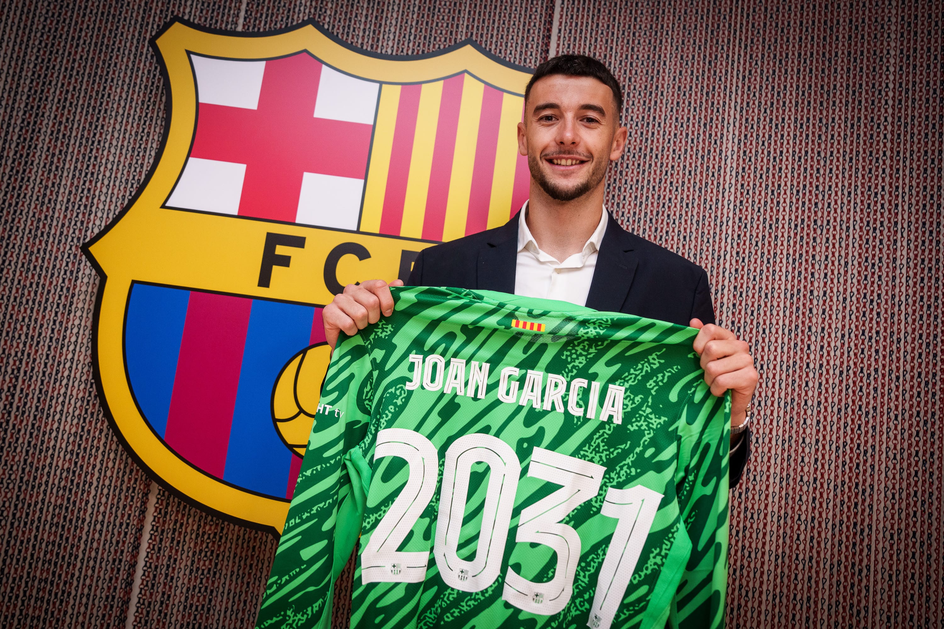 Garcia was presented as a Barcelona player last week.