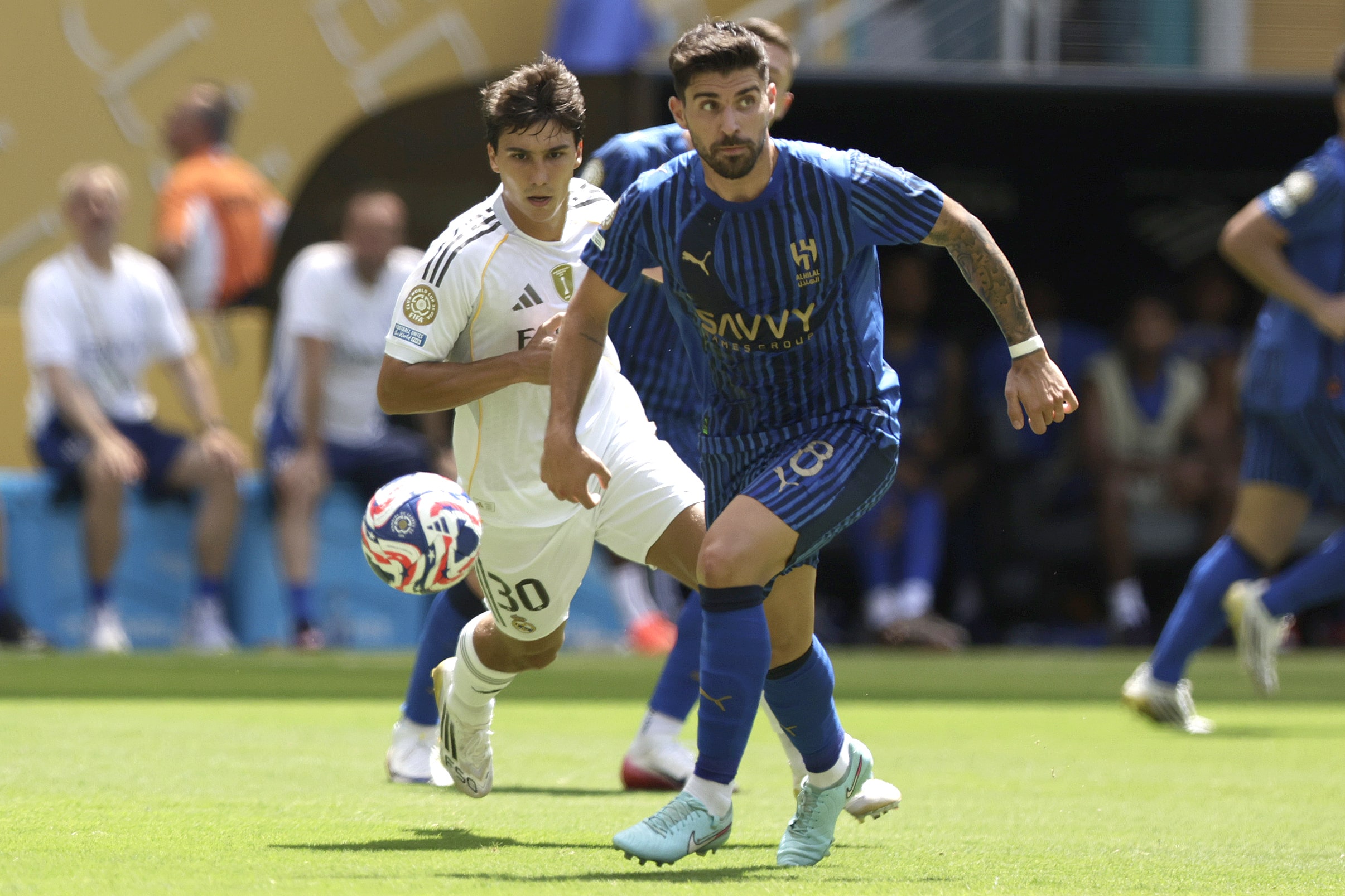 Gonzalo Garcia in actiona against Al-Hilal.