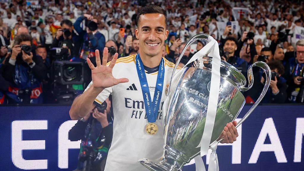 Lucas Vazquez won five Champions Leagues with Real Madrid