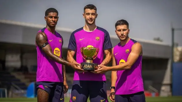 Rashford is one of three additions at Barcelona.