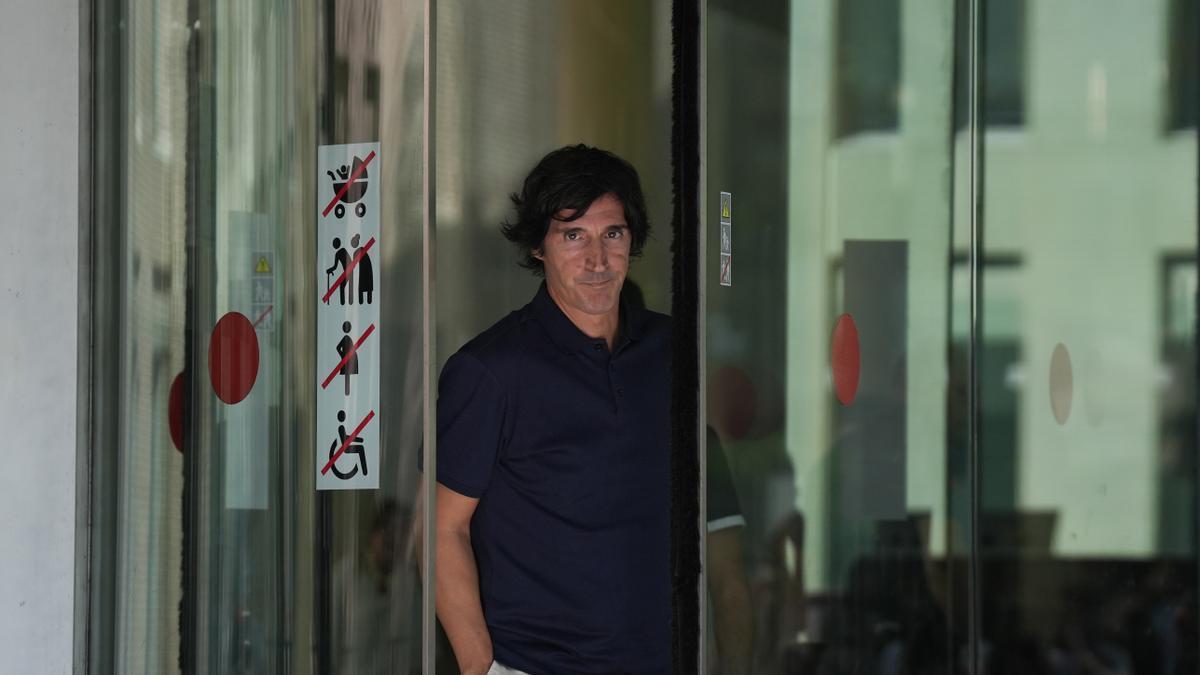 Enriquez Romero exits court.