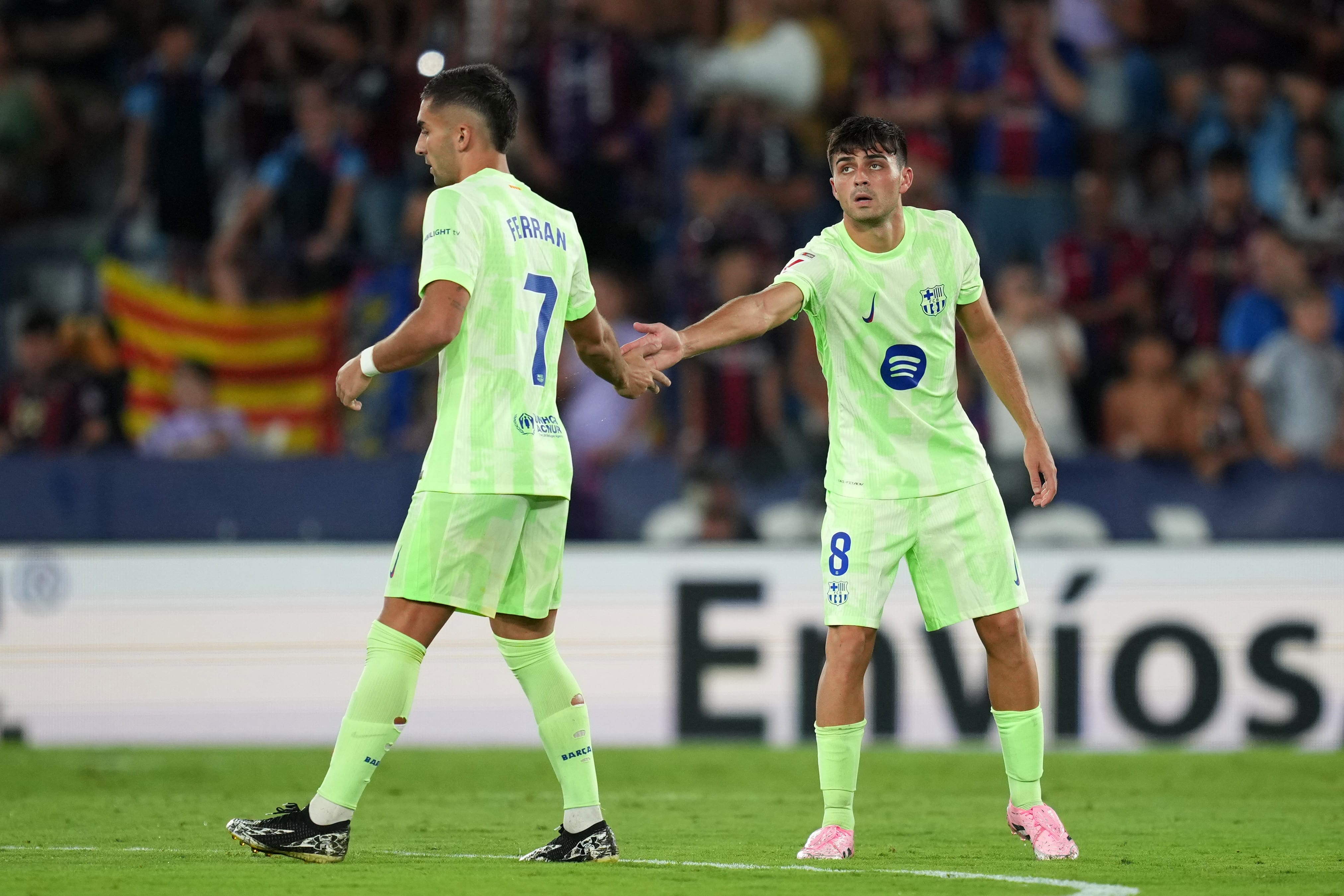 Ferran Torres is out of Barcelona's match with Girona.