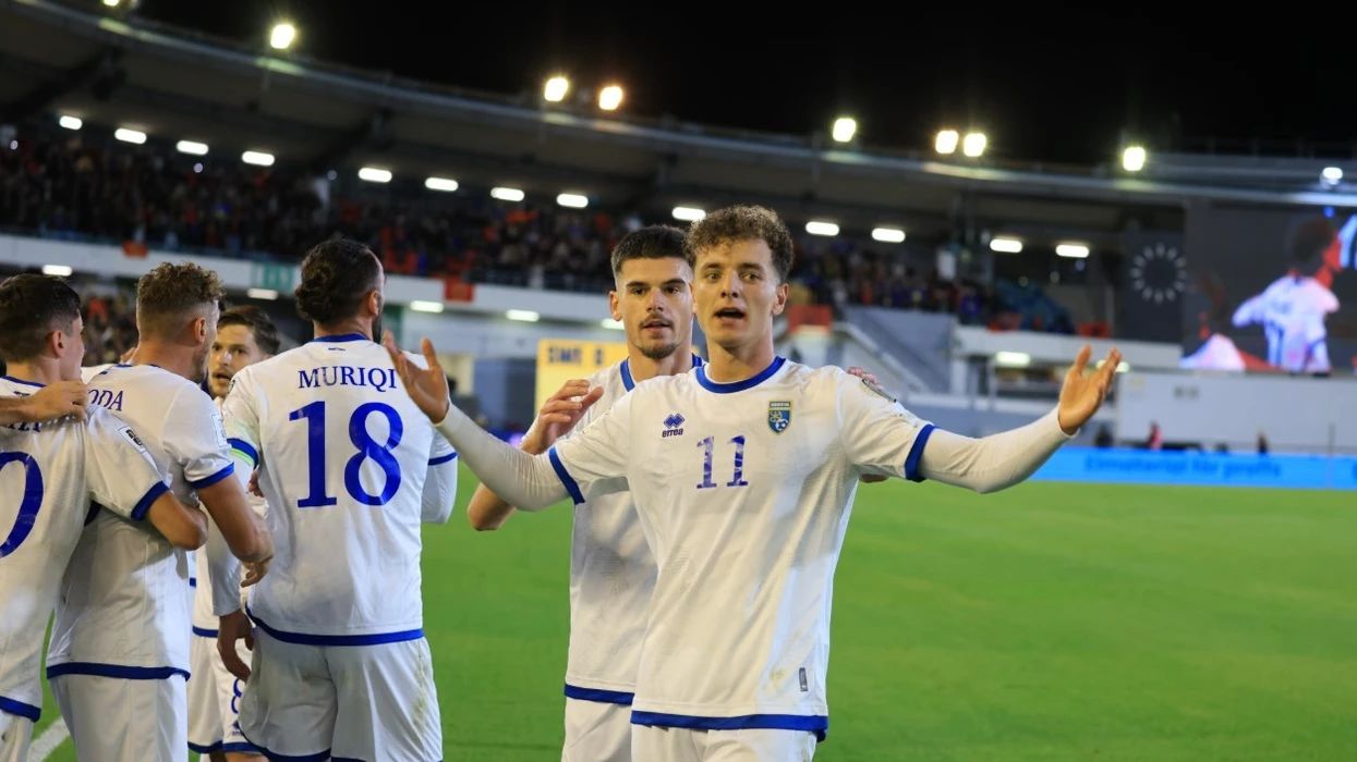 Asllani scores for Kosovo.