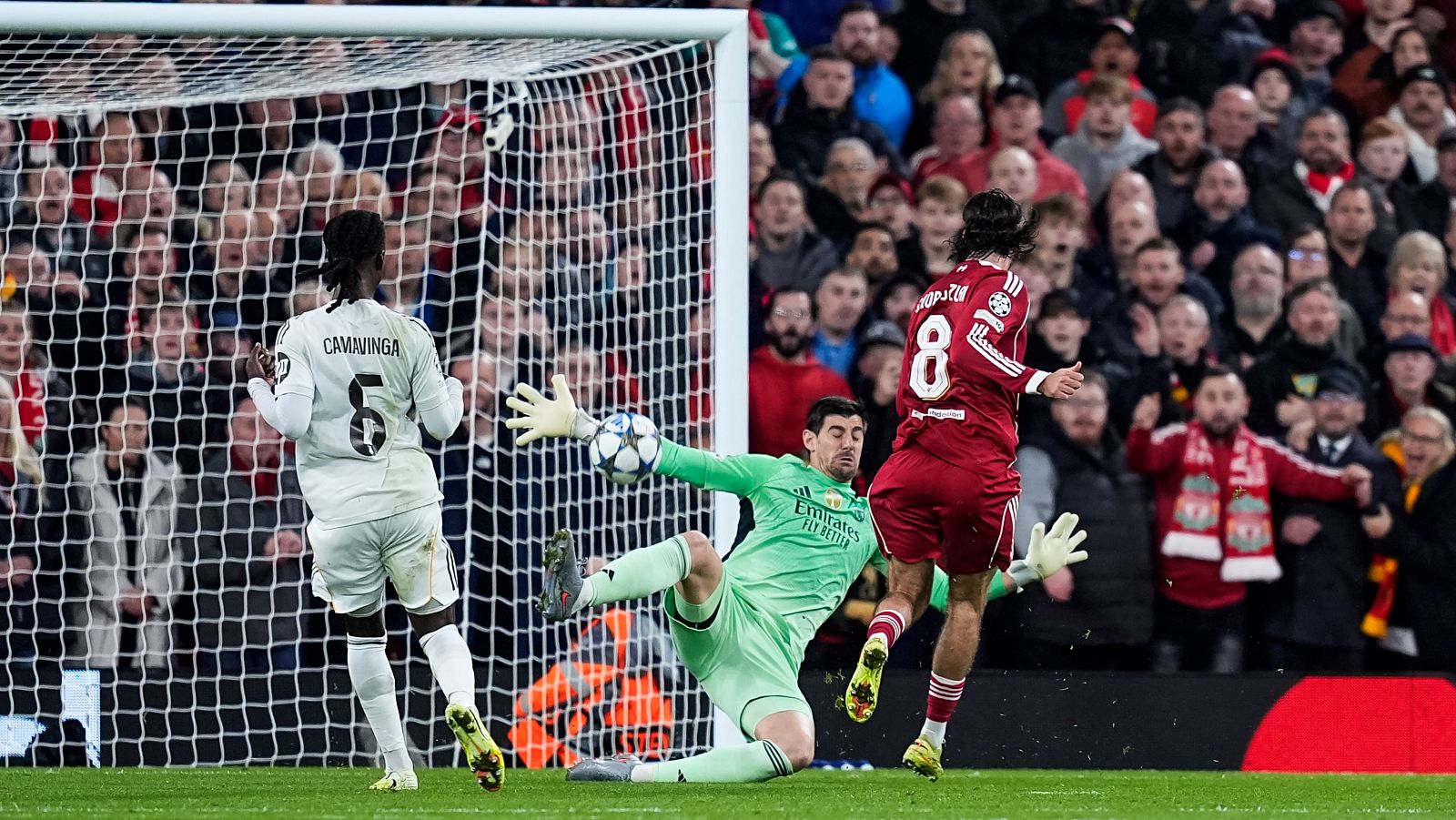 Courtois kept Real Madrid in it.