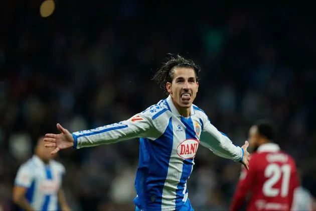 Milla celebrates with El Hilali