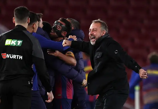 Flick believes his Barcelona side have improved.