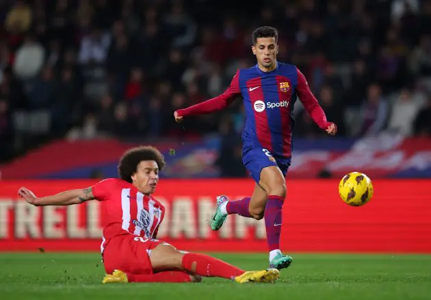 Cancelo during his time at Barcelona.