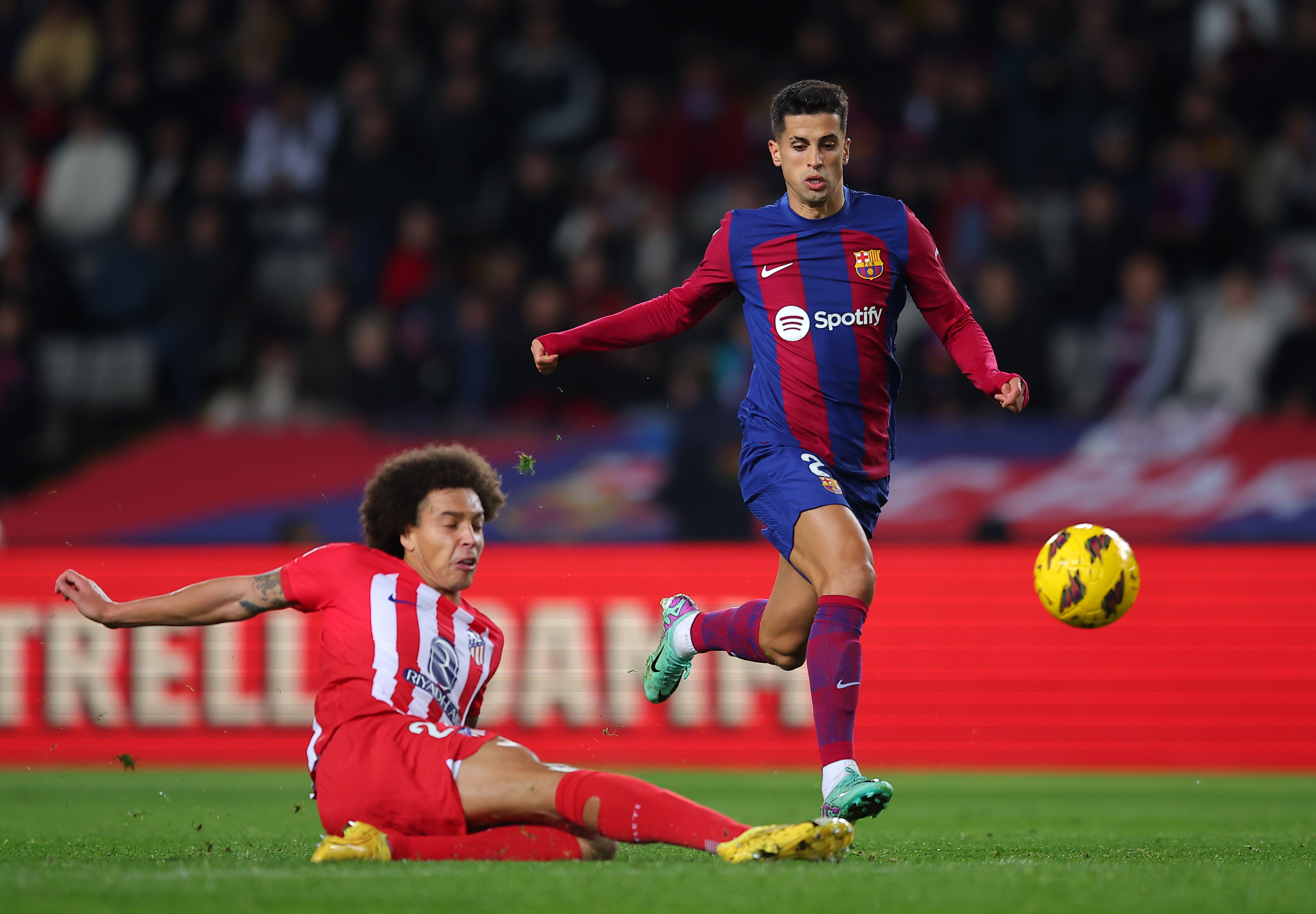 Cancelo during his time at Barcelona.
