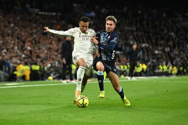 Mbappe twisted his knee against Celta Vigo.