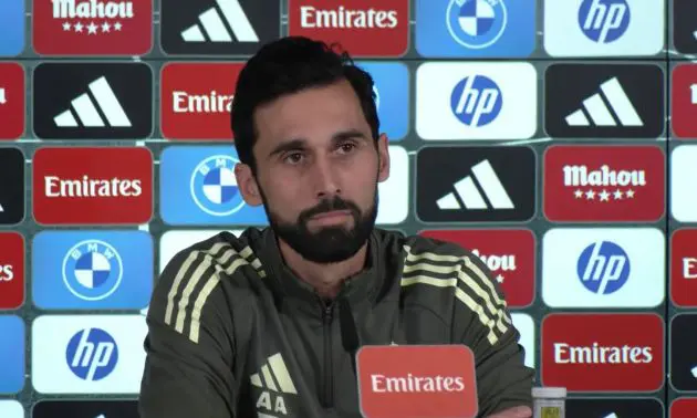 Arbeloa in his first press conference.