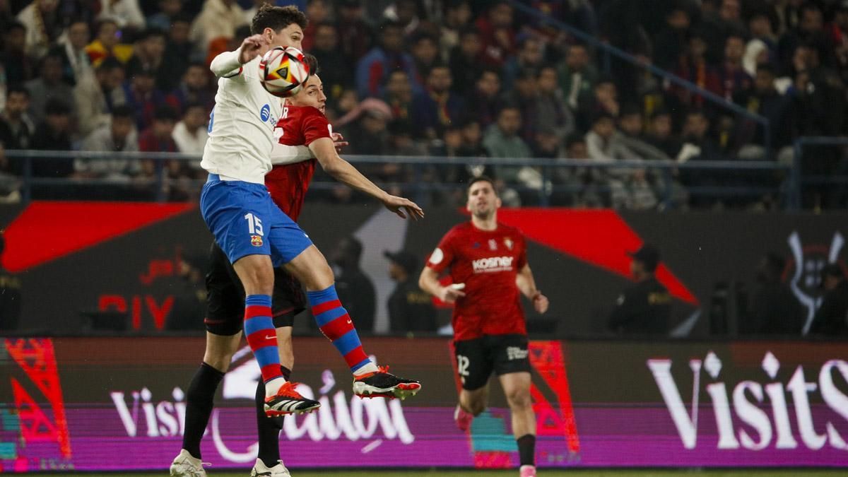 Osasuna compete for a pittance in the Supercopa.
