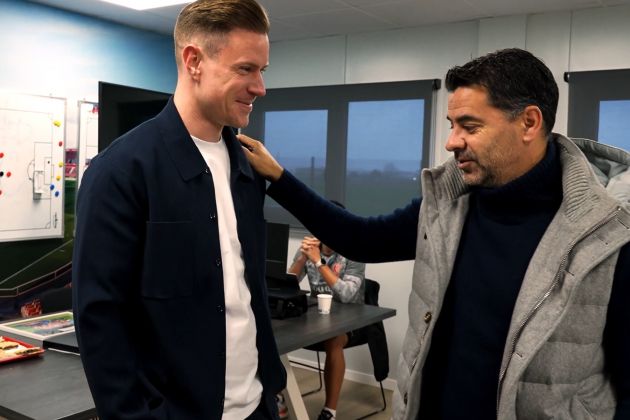 Ter Stegen joins on loan.