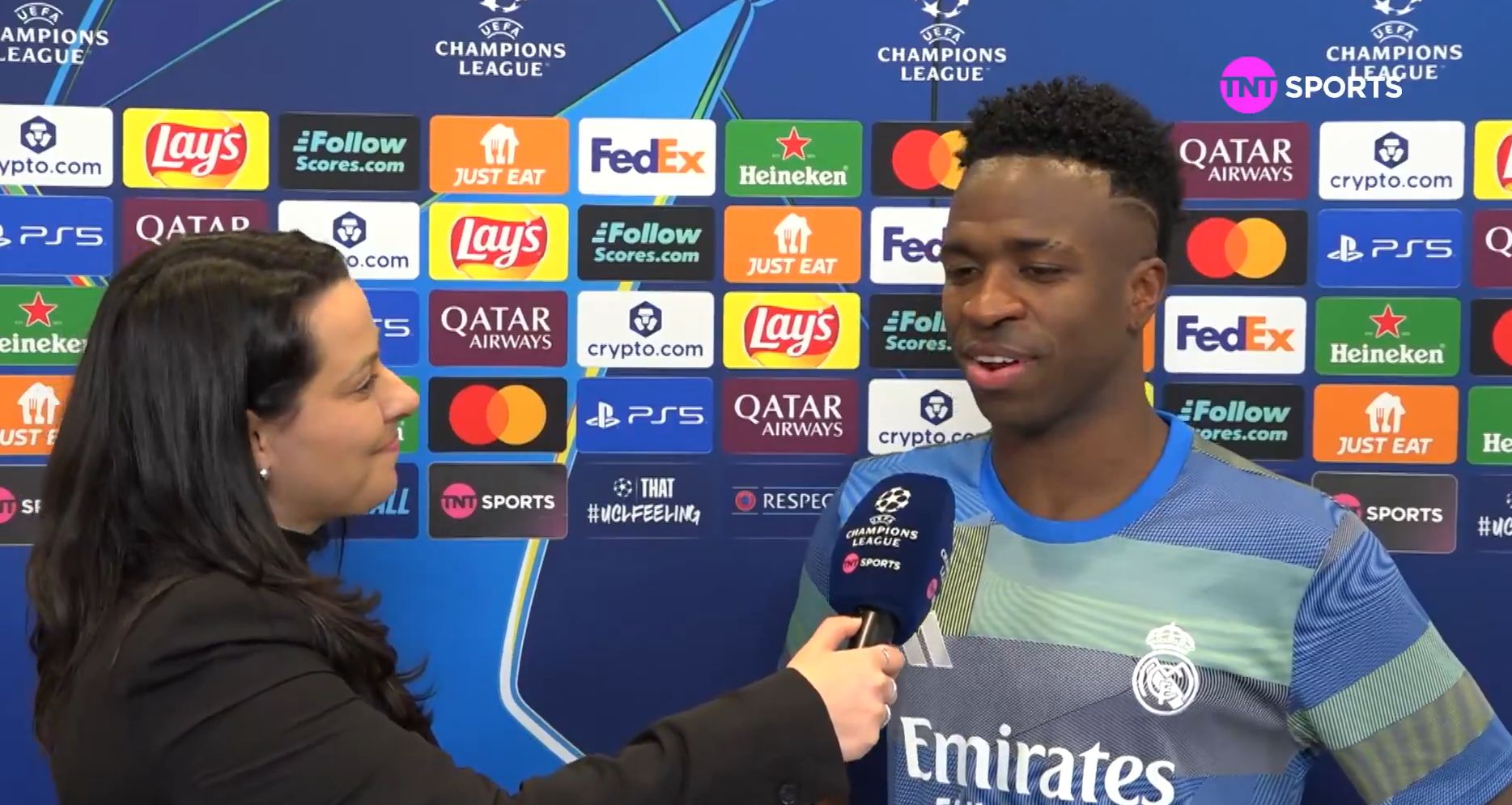 Vinicius speaks after his performance against Monaco.