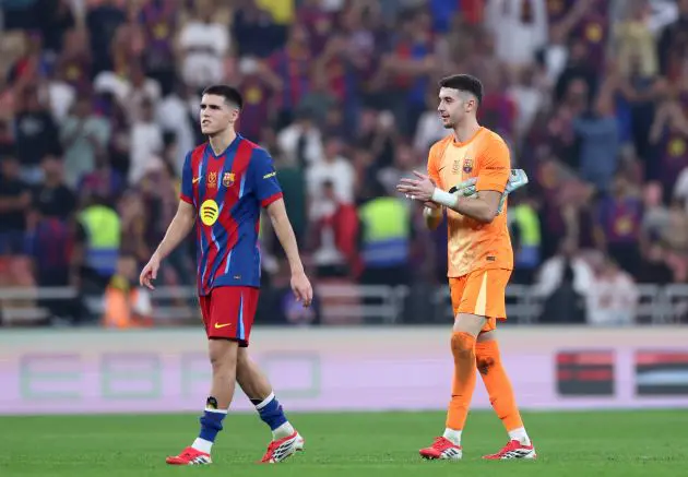 Joan Garcia during the Spanish Supercup.