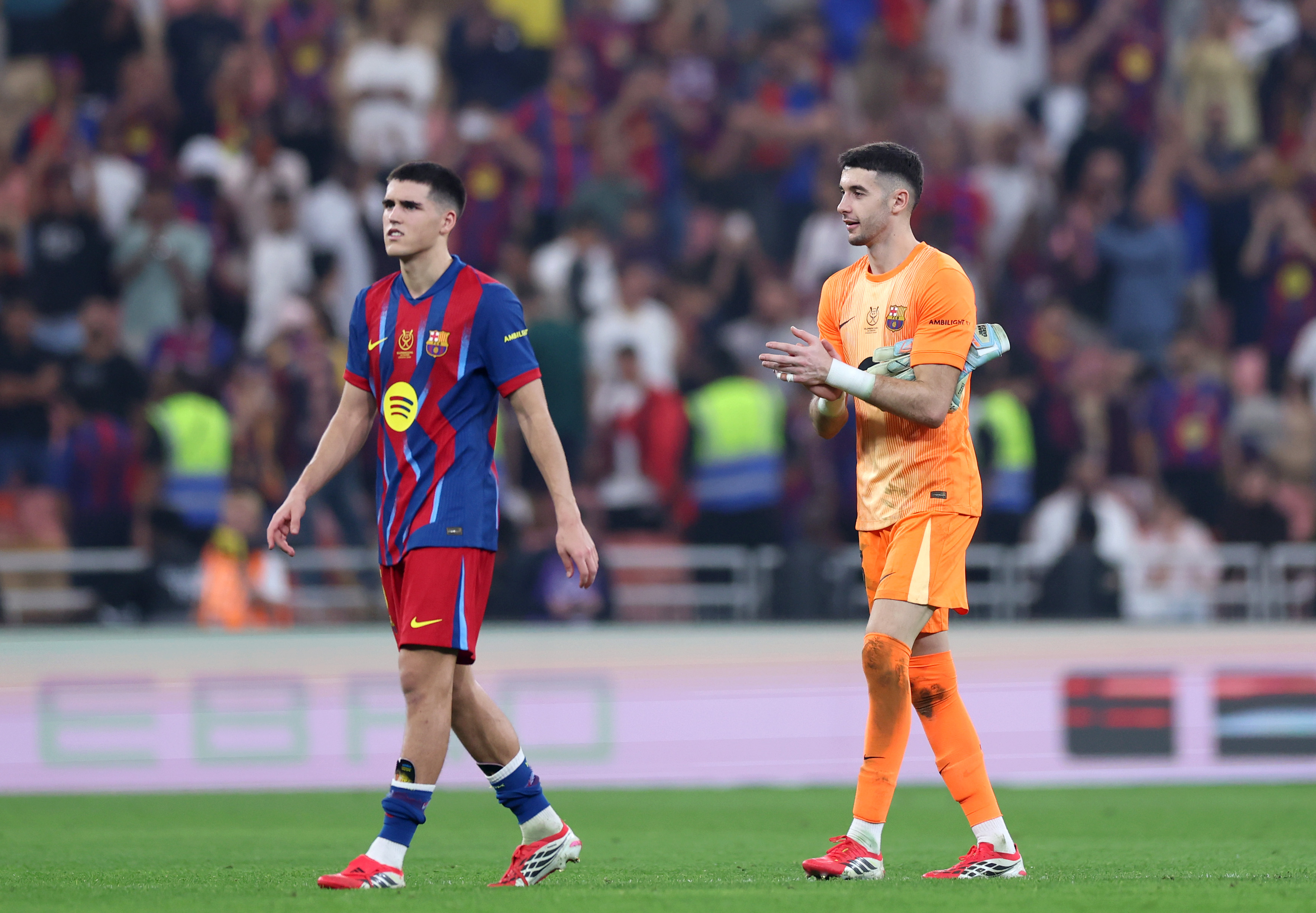 Joan Garcia during the Spanish Supercup.
