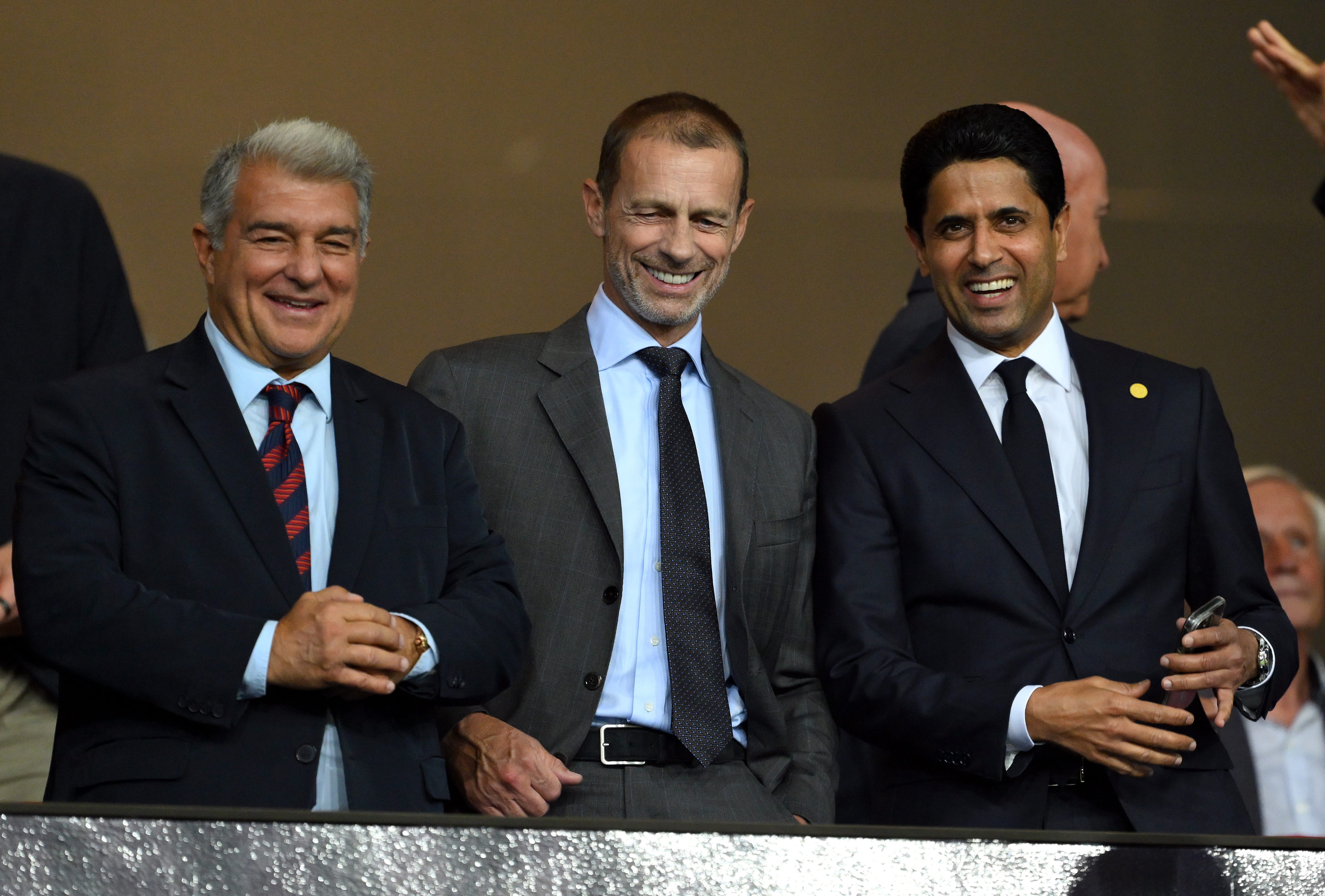 Ceferin, Al-Khelaifi and Laporta in cahoots.