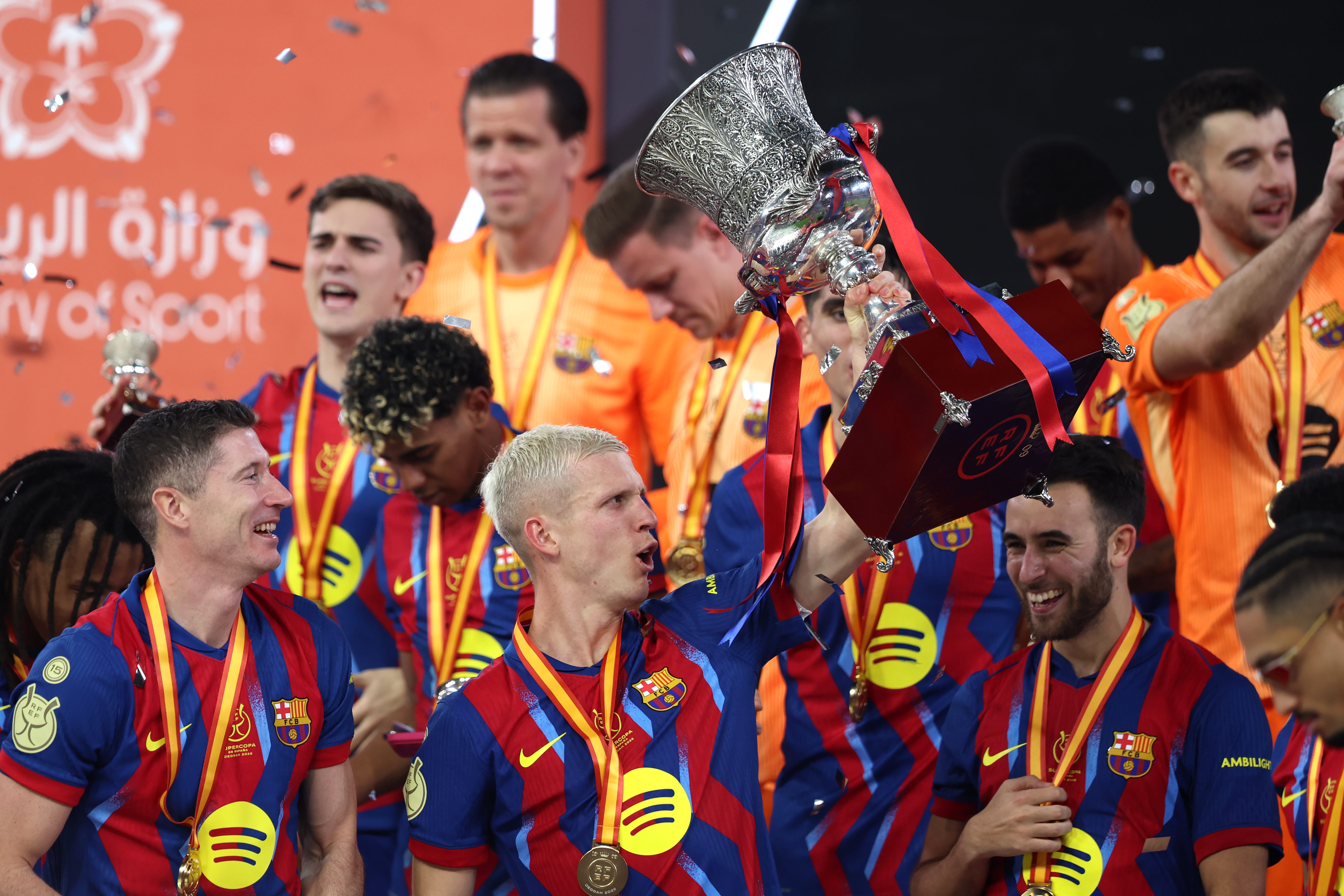 Barcelona lift the Spanish Supercup again.