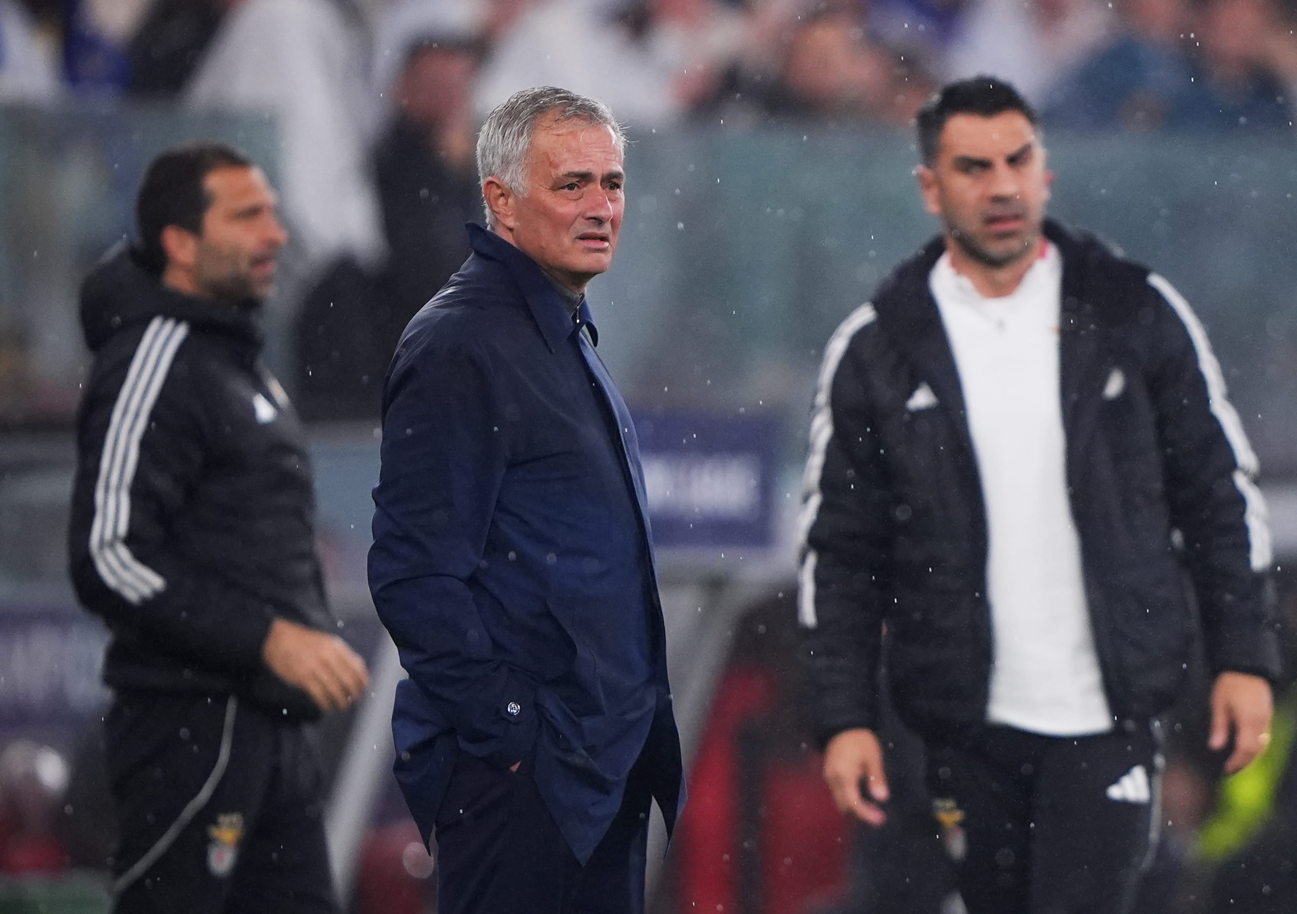 Mourinho during Benfica's win over Real Madrid.