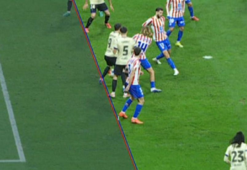 Cubarsi's goal was disallowed for offside.