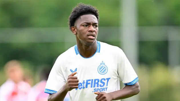 Bisiwu in action for Brugge.