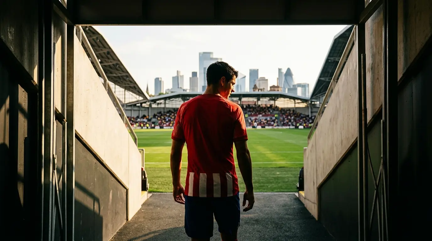 Footballer facing an uncertain transfer decision between Atlético and a London move